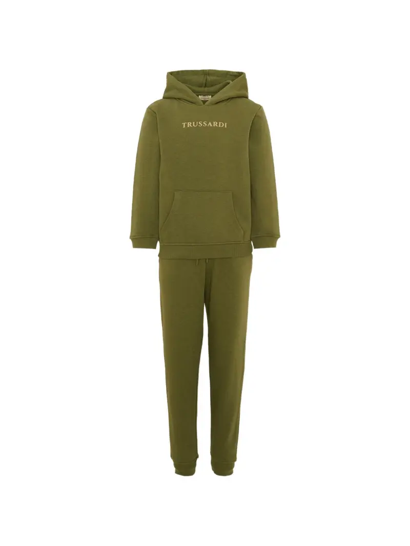 Completo sportivo verde per bambino