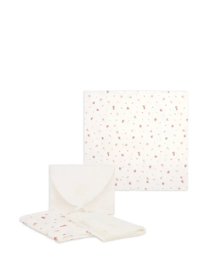 Coperta bianco sporco per neonata