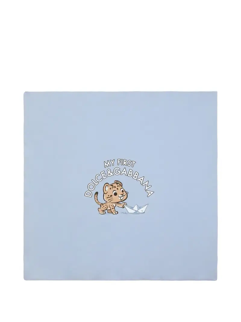 Coperta blu per neonato