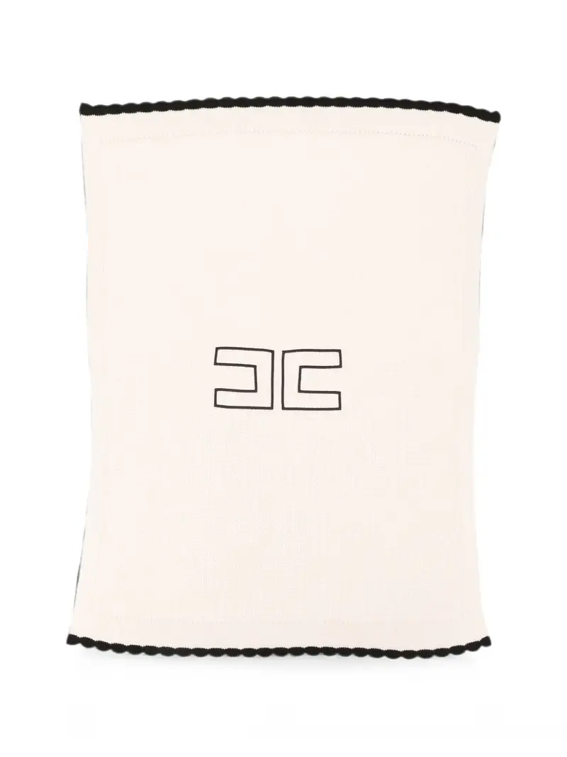 Coperta burro/nero per neonato