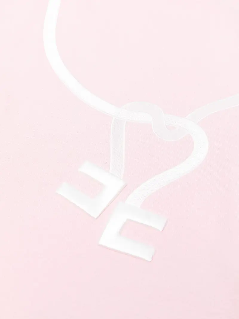 Coperta rosa/bianca per neonata