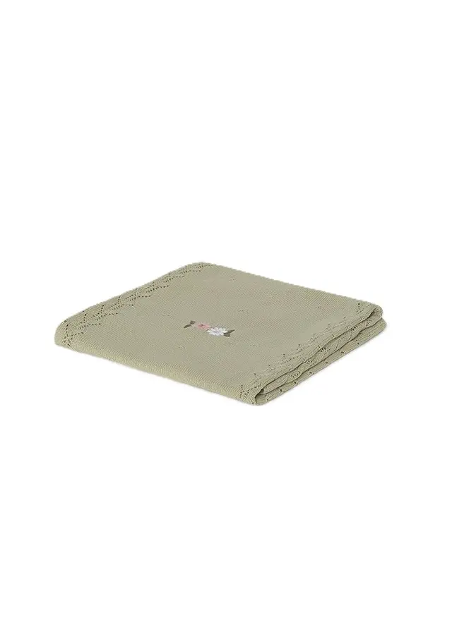 Coperta verde alloro per neonato