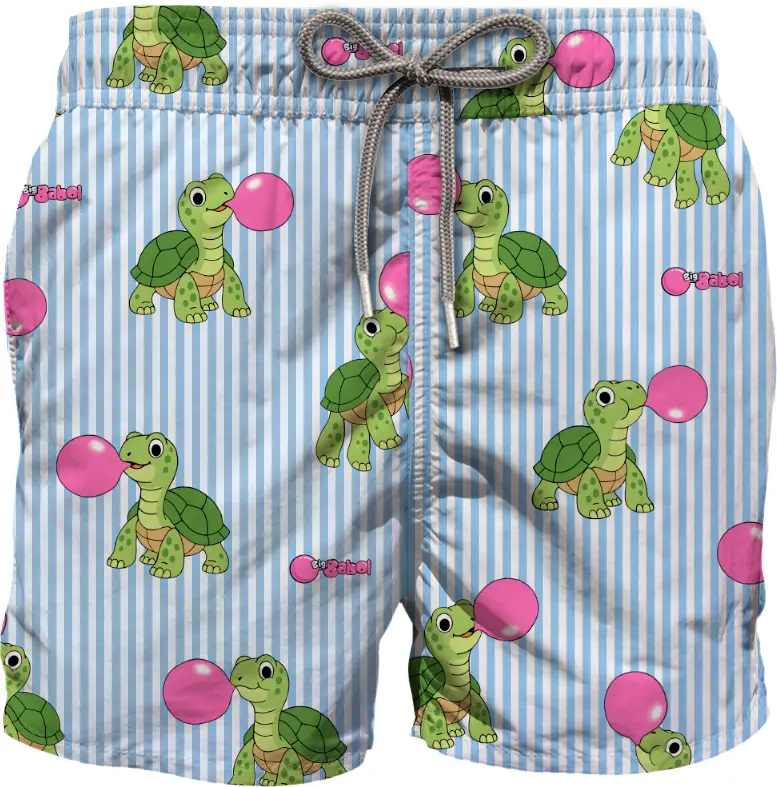 Costume azzurro/bianco/multicolor per bambino