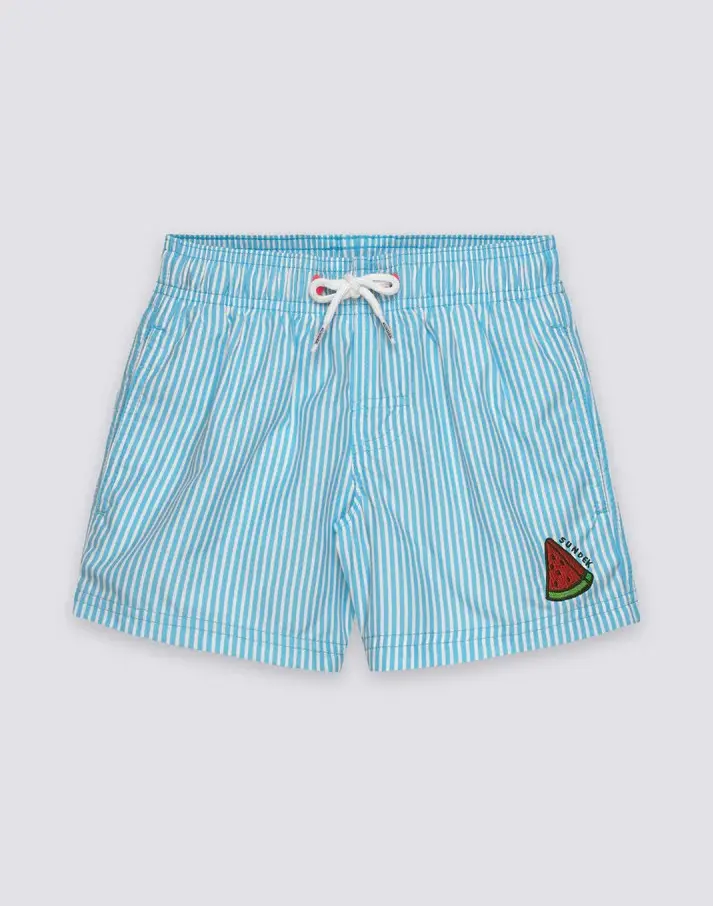 Costume da bagno bambino corto  con stampa juicy stripes