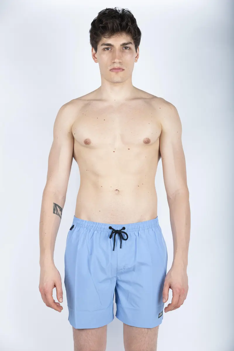 Costume da bagno corto vita elasticata Stretch lavanda