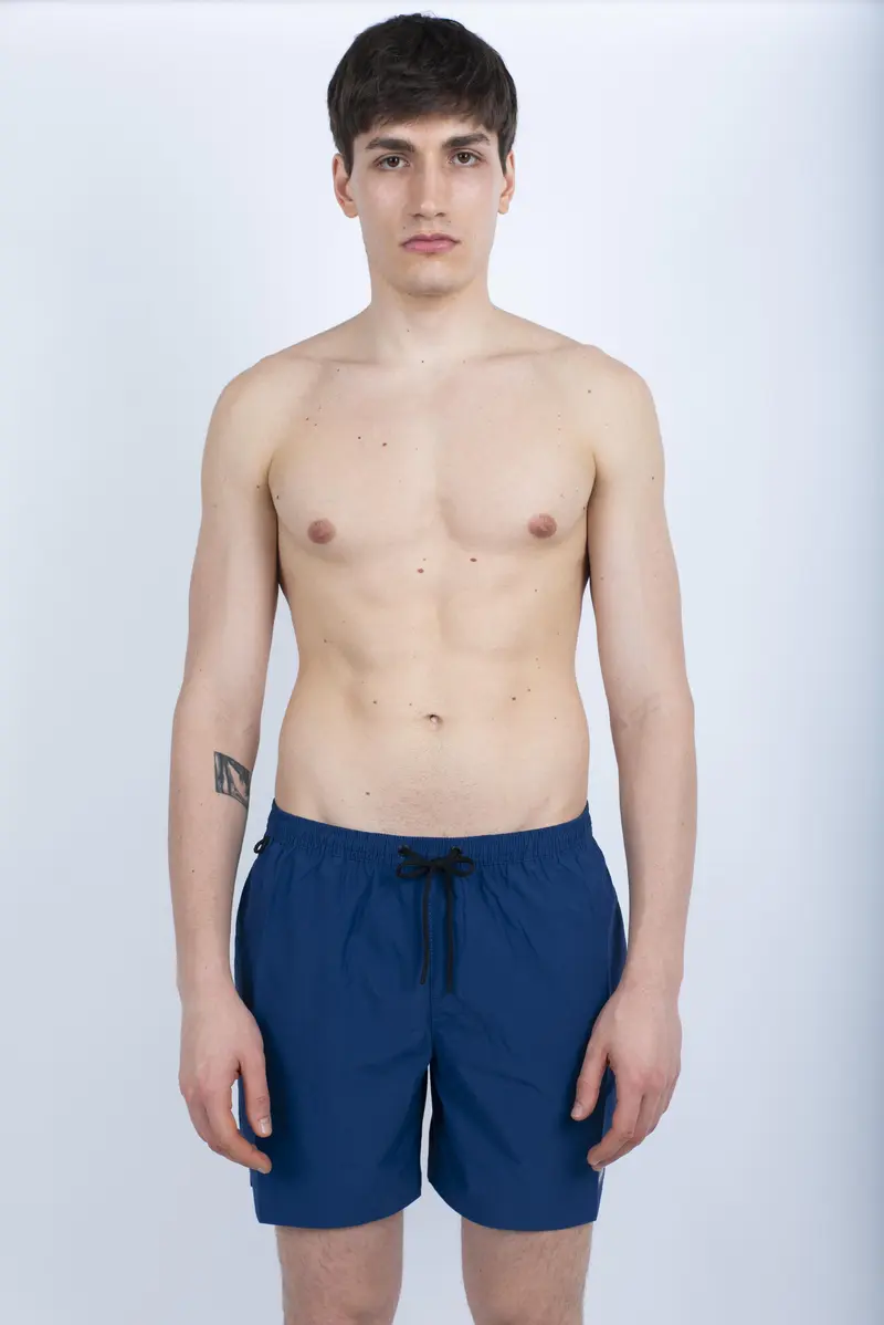 Costume da bagno corto vita elasticata Stretch navy