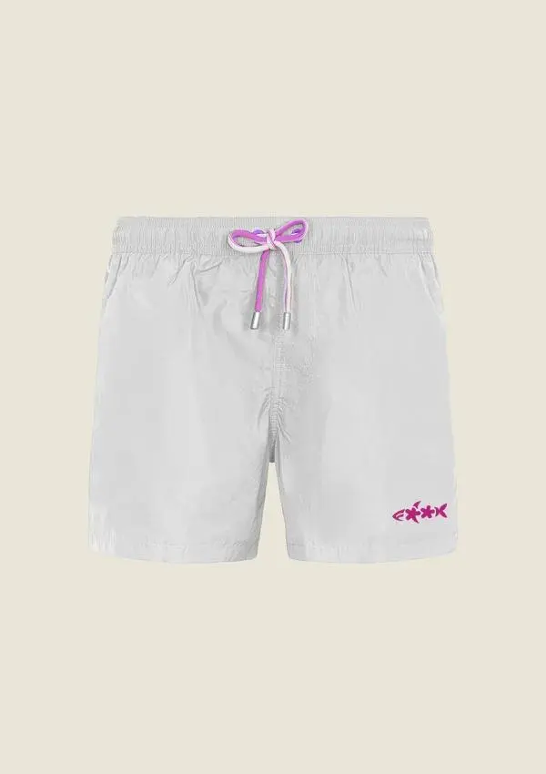 Costume da bagno stampato short fit