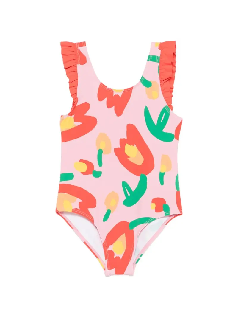 Costume entero rosa chiaro per bambina