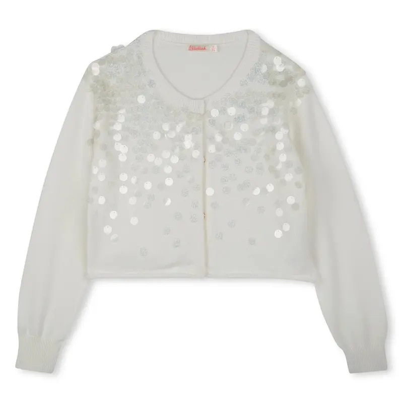 Crdigan con paillettes