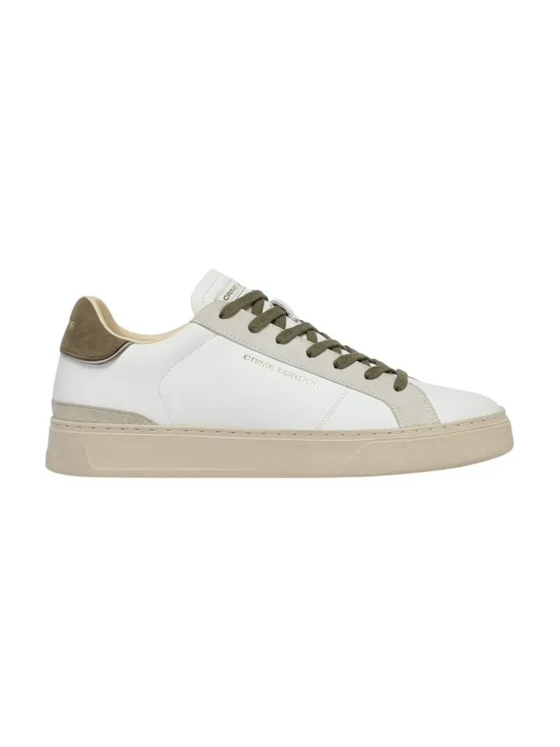 CRIME LONDON Sneaker Uomo BLADE NATURAL BEIGE 19701PP8 10 WHITE
