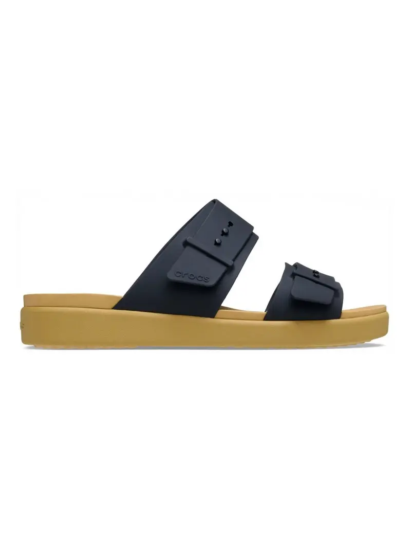 Crocs Ciabatta Donna Brooklyn Buckle Low Low Wdge W - CR.211215 BLKT