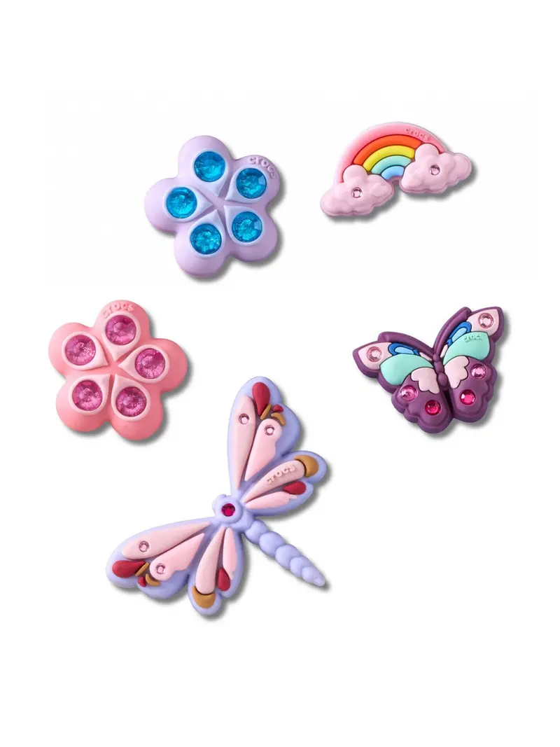 Crocs JIBBITZ Unisex adulto Magical Garden Bug 5 Pack - CR.5950 JIB UCOL