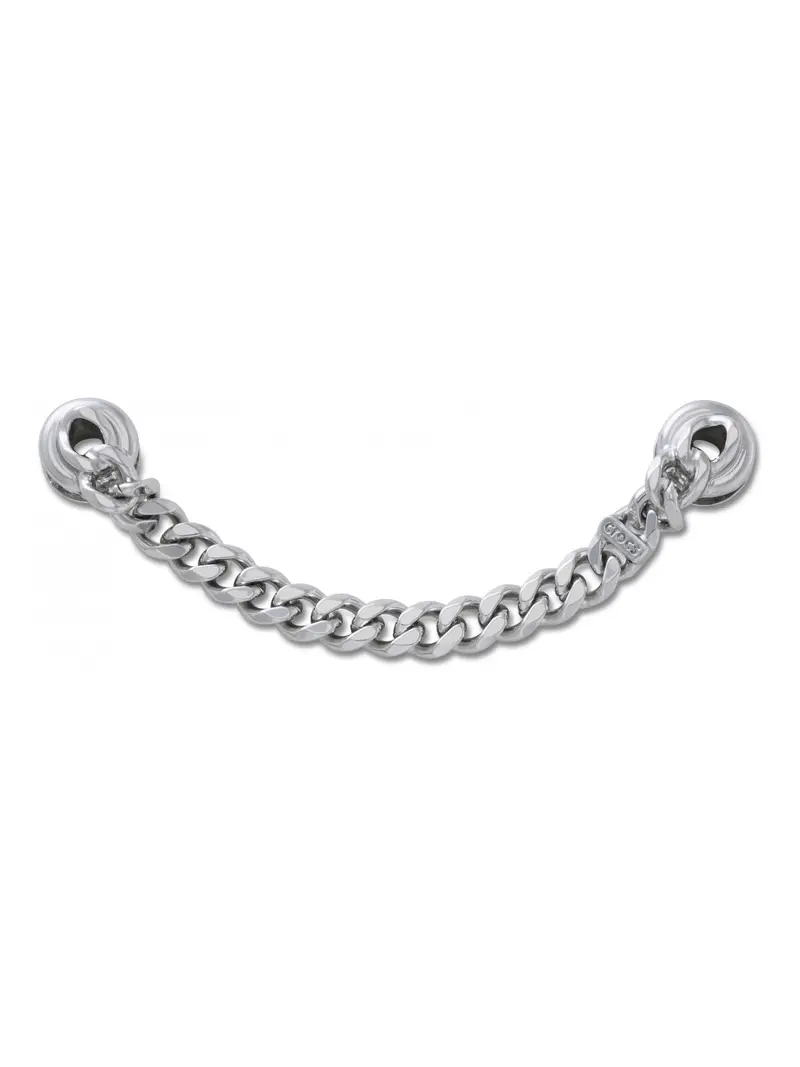 Crocs JIBBITZ Unisex adulto Silver Flat Curb Chain - CR.5941 JIB UCOL