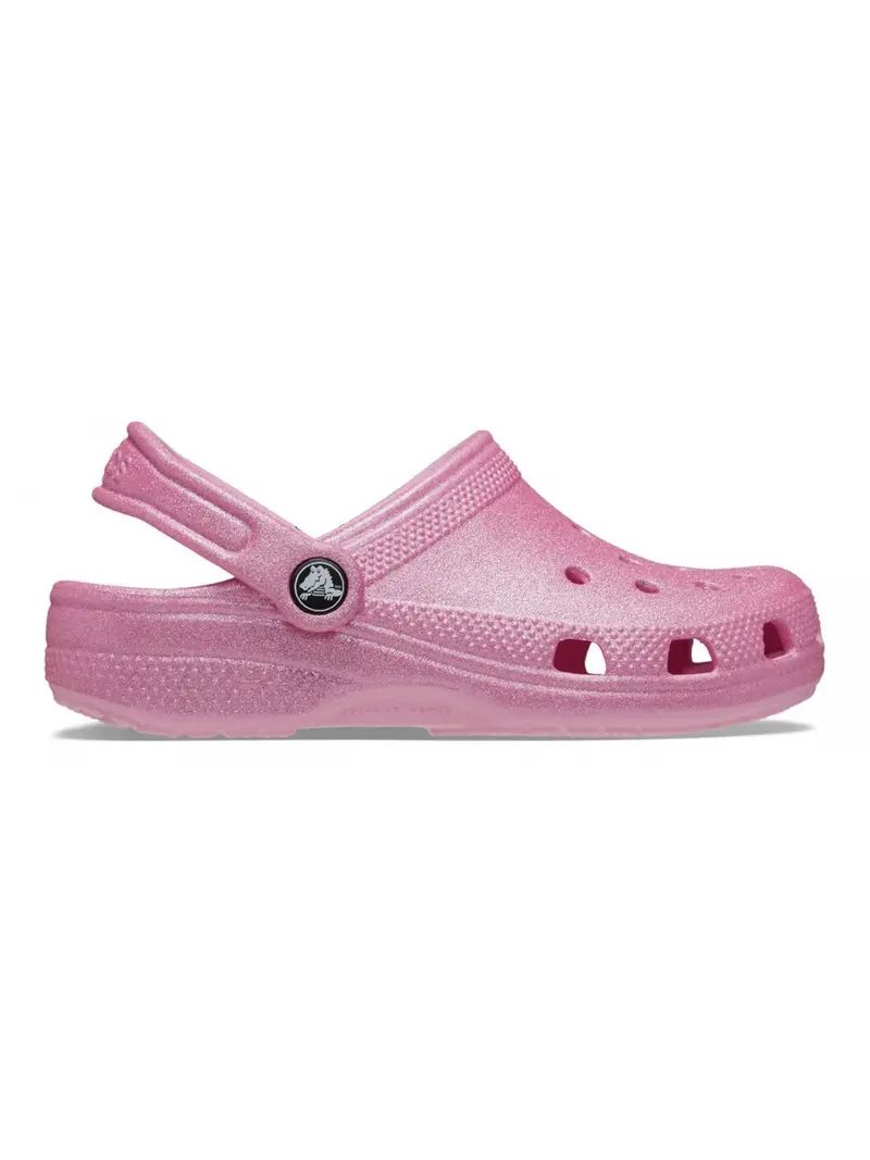 CROCS Sabot Bambine e ragazze Classic Glitter Clog K PINK TWEED GLITTER - 206993 6XE