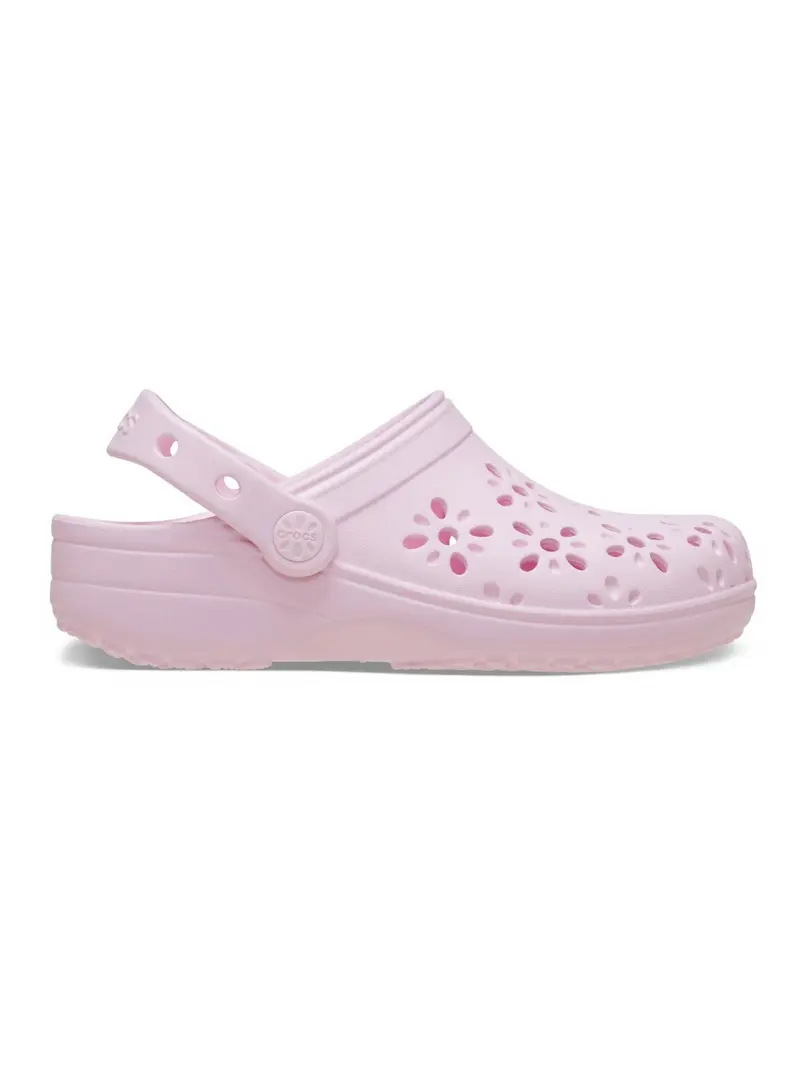 Crocs Sabot Bambini e ragazzi Classic Floral Cut Out Clog K - CR.210943 PIMK
