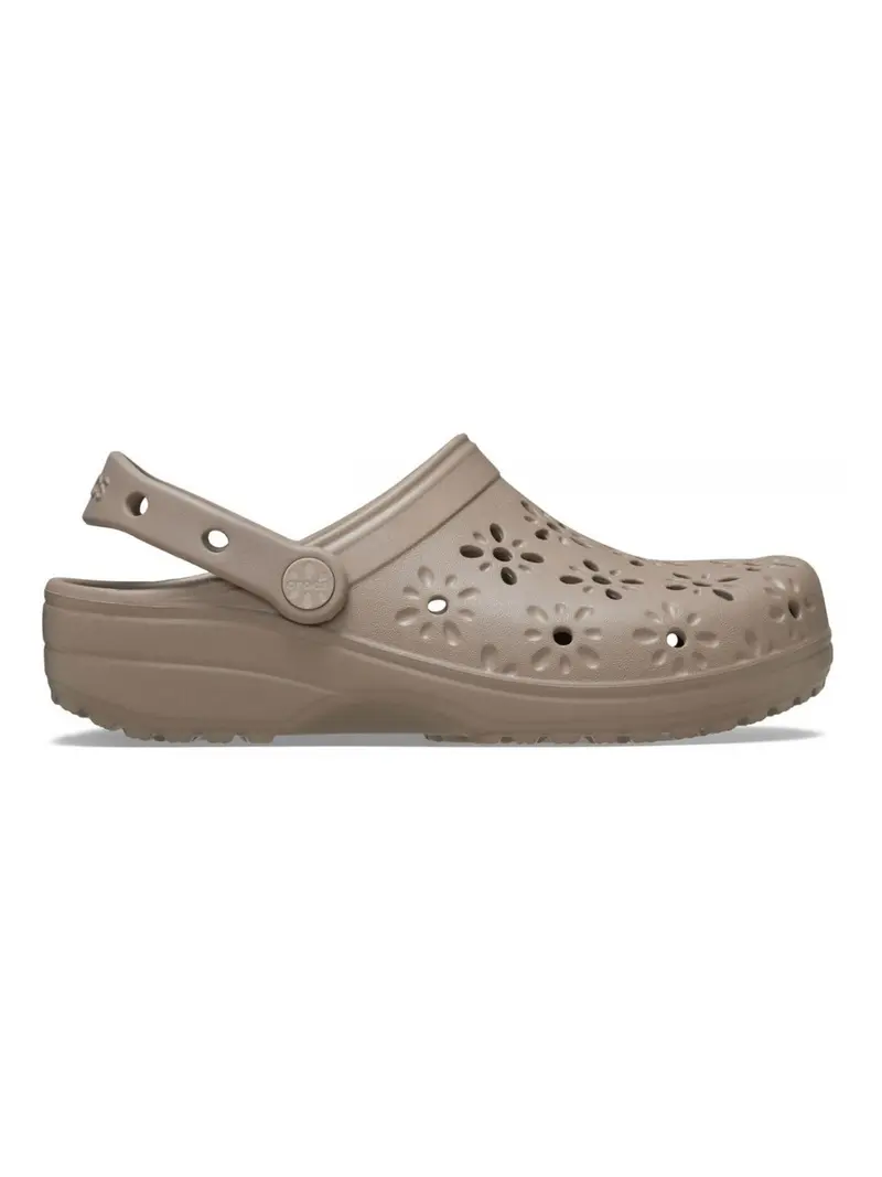 Crocs Sabot Donna Classic Floral Cut Out Clog W - CR.210927 TAUP