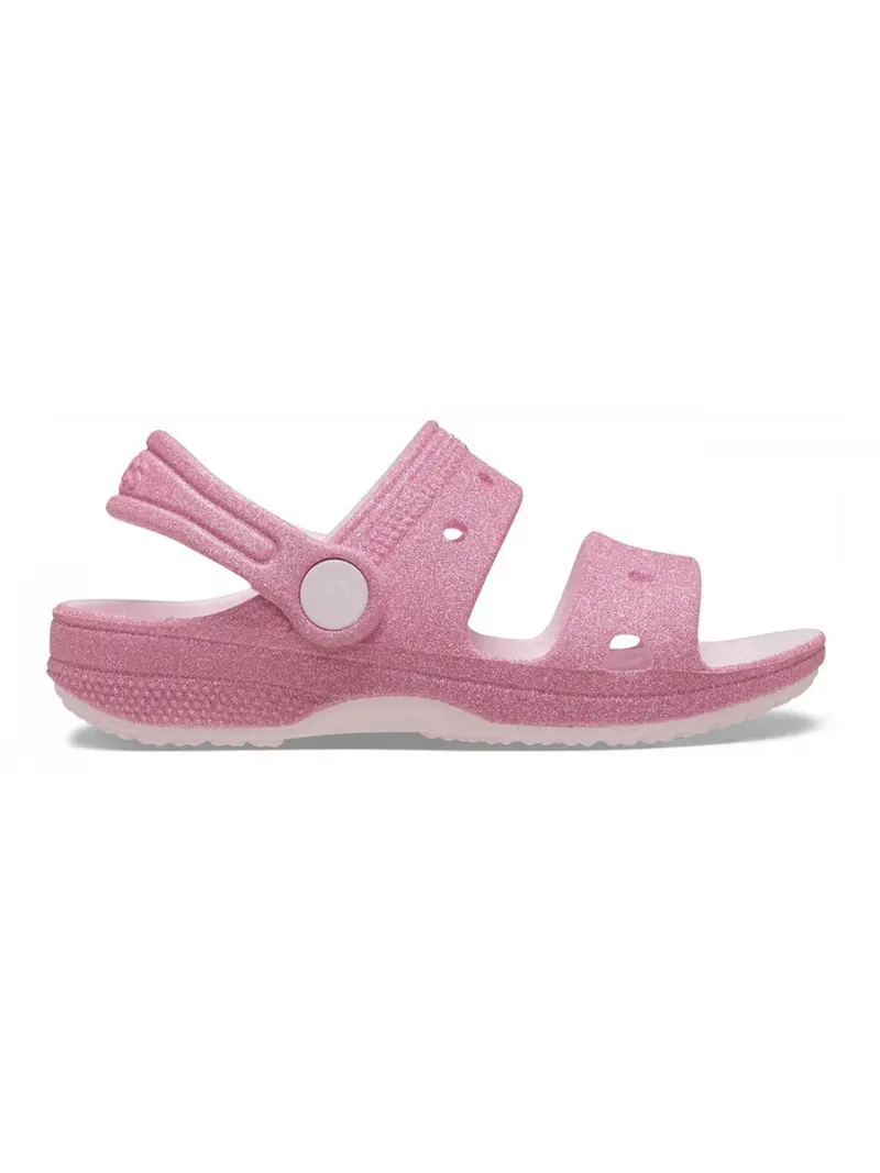 CROCS Sandalo Bambine e ragazze Classic Crocs Glitter Sandal T PINK MILK - 207983 6ZW
