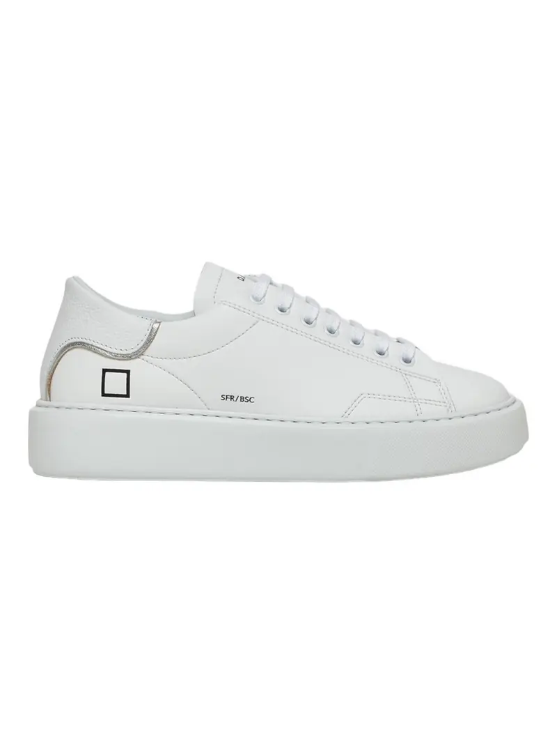 D.A.T.E. Sneaker Donna SFERA CALF W997-SF-CA-WH                                            Bianco