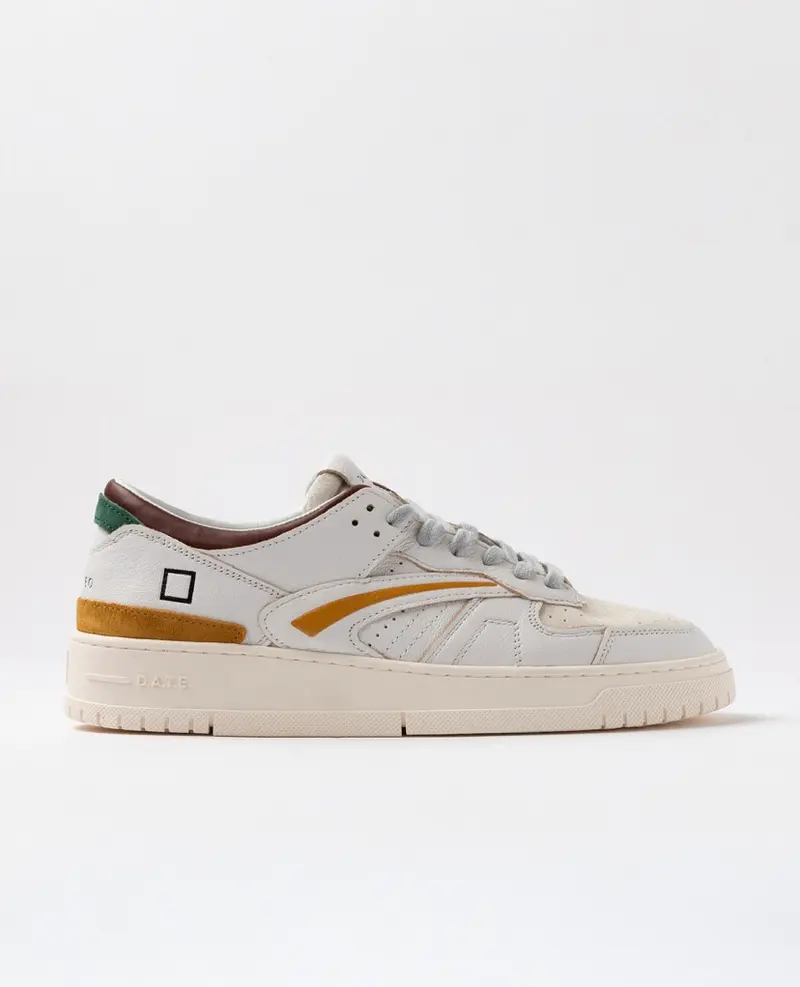 D.a.t.e. Torneo Colored White-Mustard
