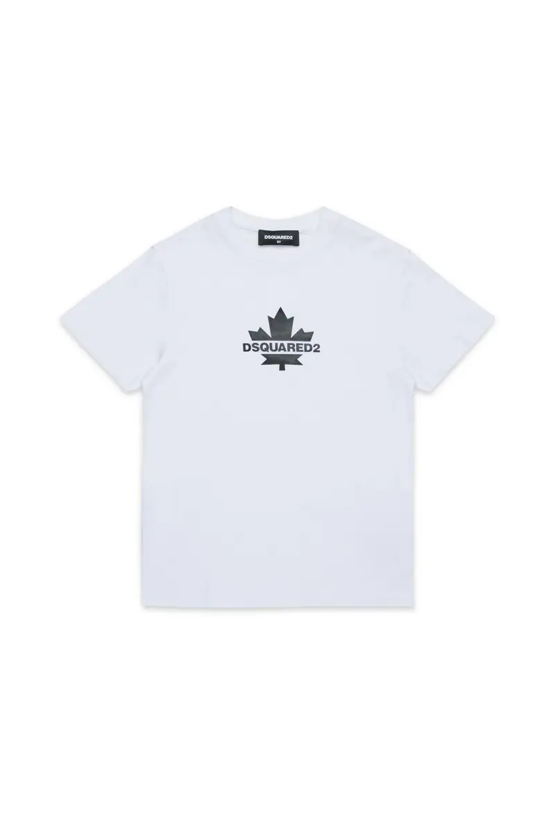 D2Kids Junior Maple Leaf T-shirt White