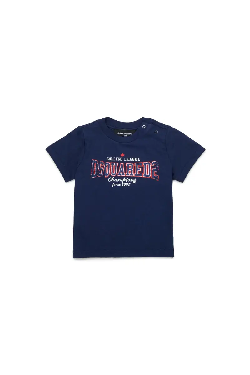 D2Kids Newborn College T-shirt Blue
