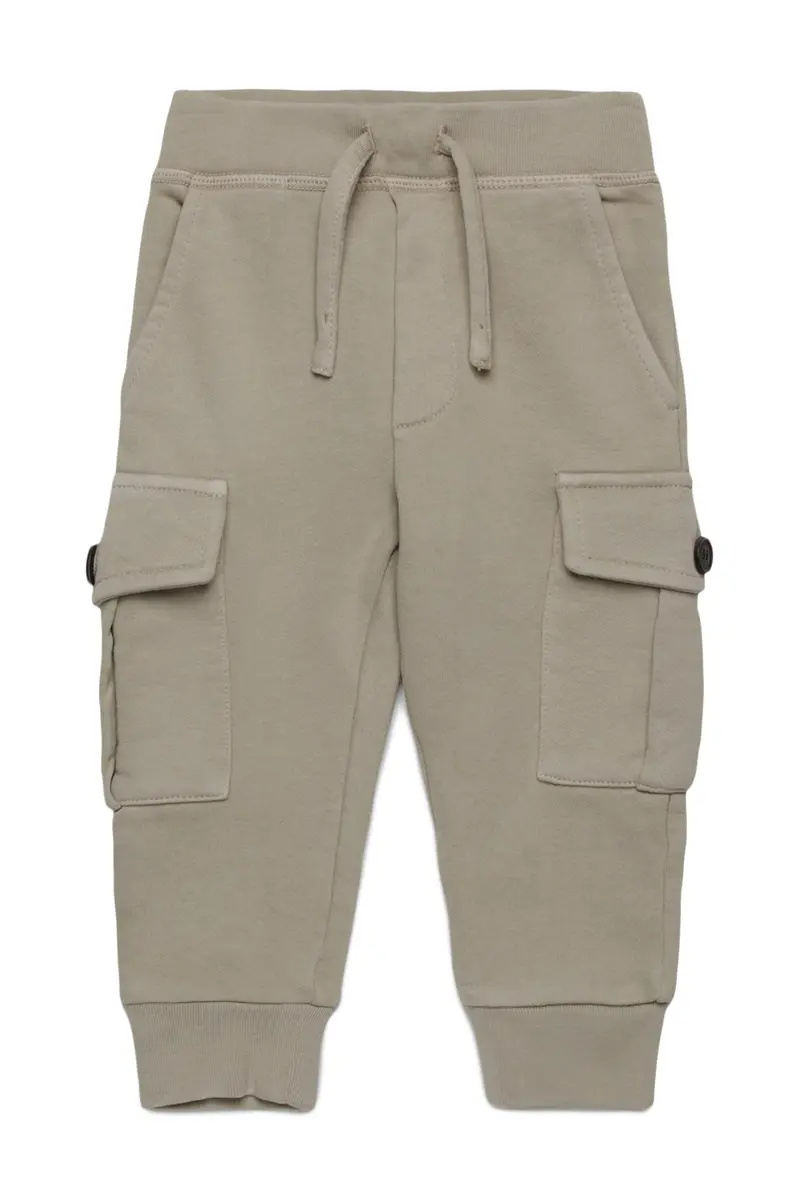 D2Kids Newborn Utility Pocket Sweatpants Beige