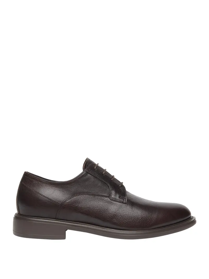 Derby Nero Giardini Uomo in Pelle Ebony
