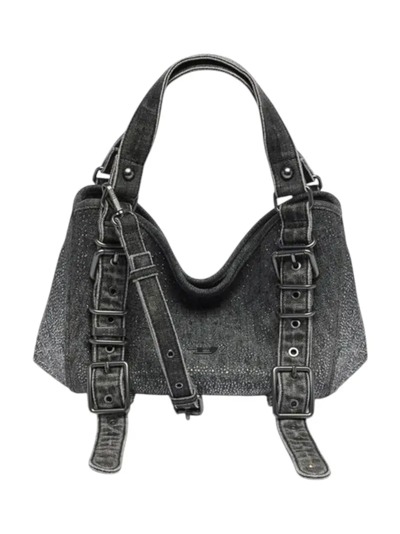 DIESEL Borsa Donna D-ONE D-ONE TOPHANDLE S Top-Handle Bags Nero - X10930 P9403 T8013