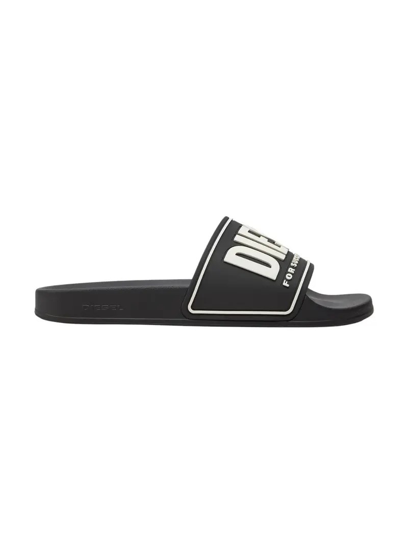 DIESEL Ciabatta Uomo MAYEMI SA-MAYEMI CC SANDALS Y02801 P4441 H0958 014 - BLACK/WHITE