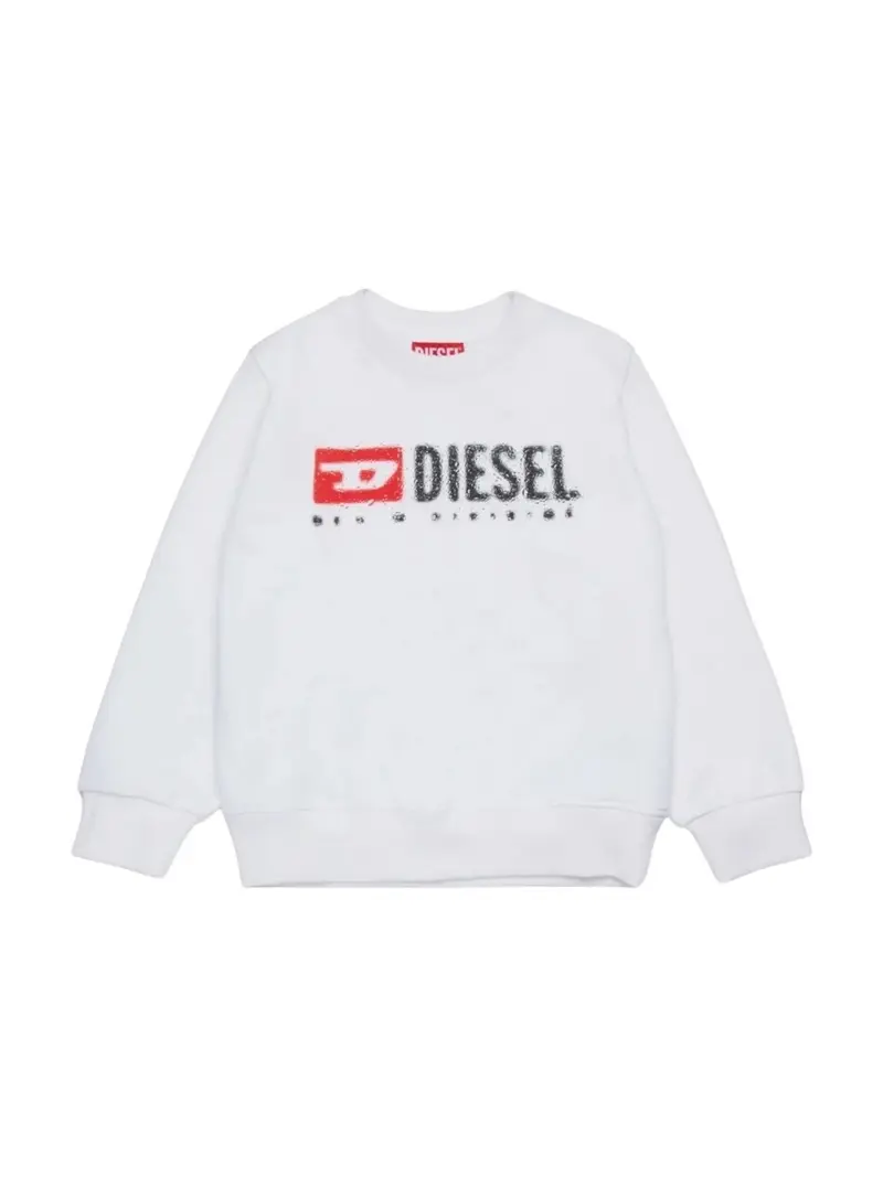 DIESEL Felpa Bambini e ragazzi J02483 KYAZ3 K100 Bianco