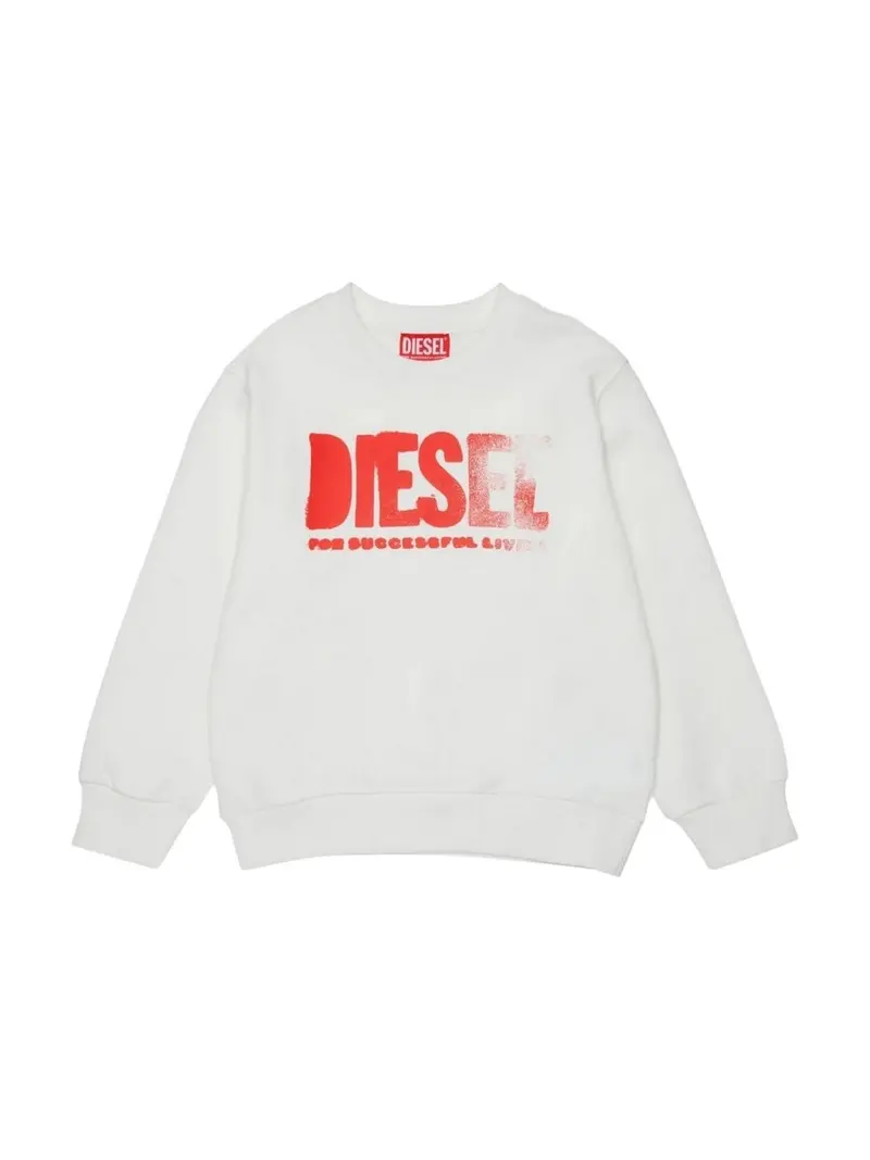 DIESEL Felpa Bambini e ragazzi J02619 0GEAD K141 off white