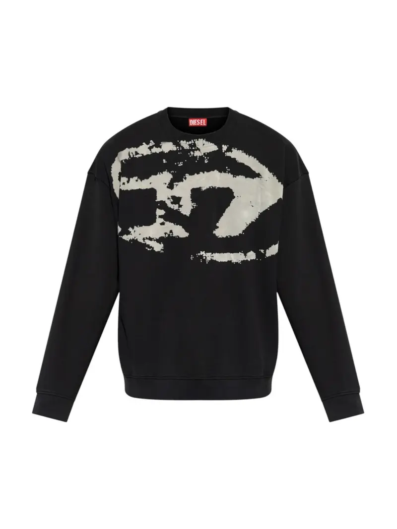 DIESEL Felpa Uomo S-BOXT-N5 FELPA Nero - A13051 0DMBU 9XX