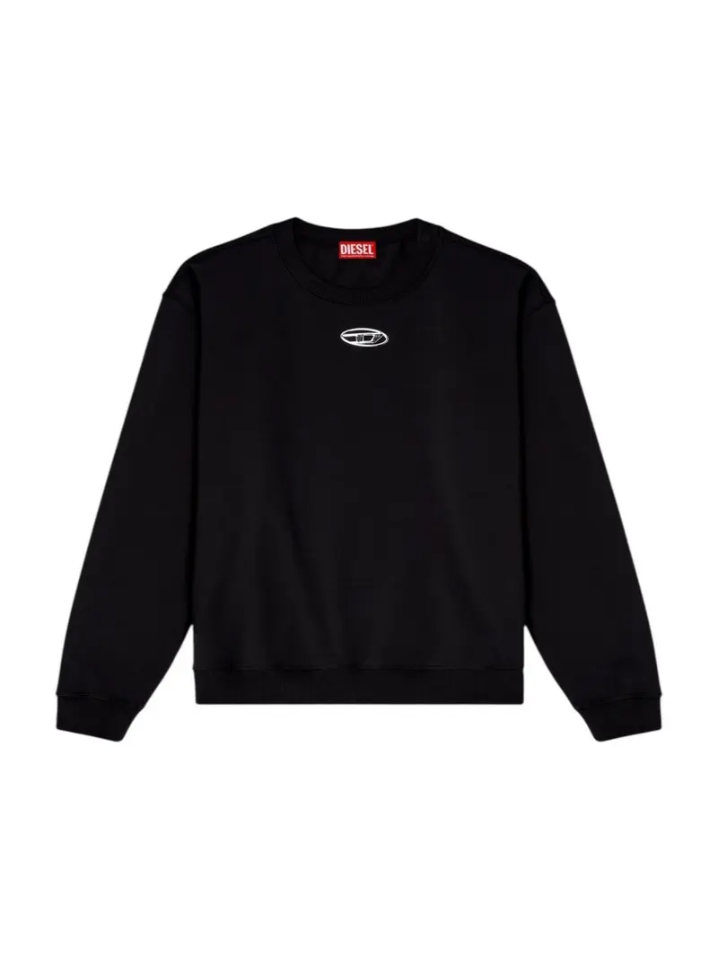 DIESEL Felpa Uomo S-NORM-IOD FELPA A20446 0BKBW 900 001 - BLACK