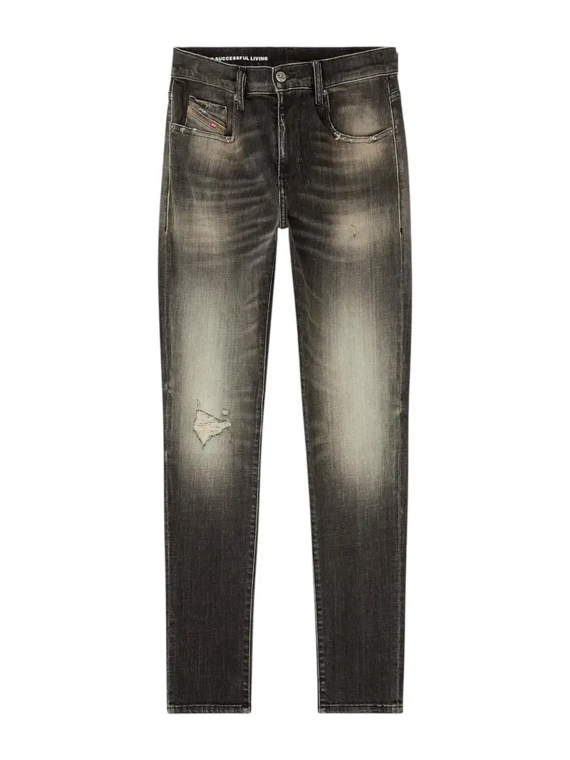 DIESEL Jeans Uomo 2019 D-STRUKT L.30 PANTALONI A03562 09N59 02 008 - BLACK/DENIM