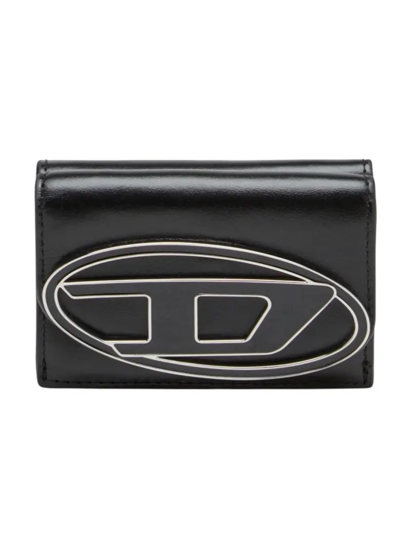 DIESEL Portafoglio Donna 1DR 1DR TRI FOLD COIN XS II WALLET X09887 PR818 T8013 001 - BLACK