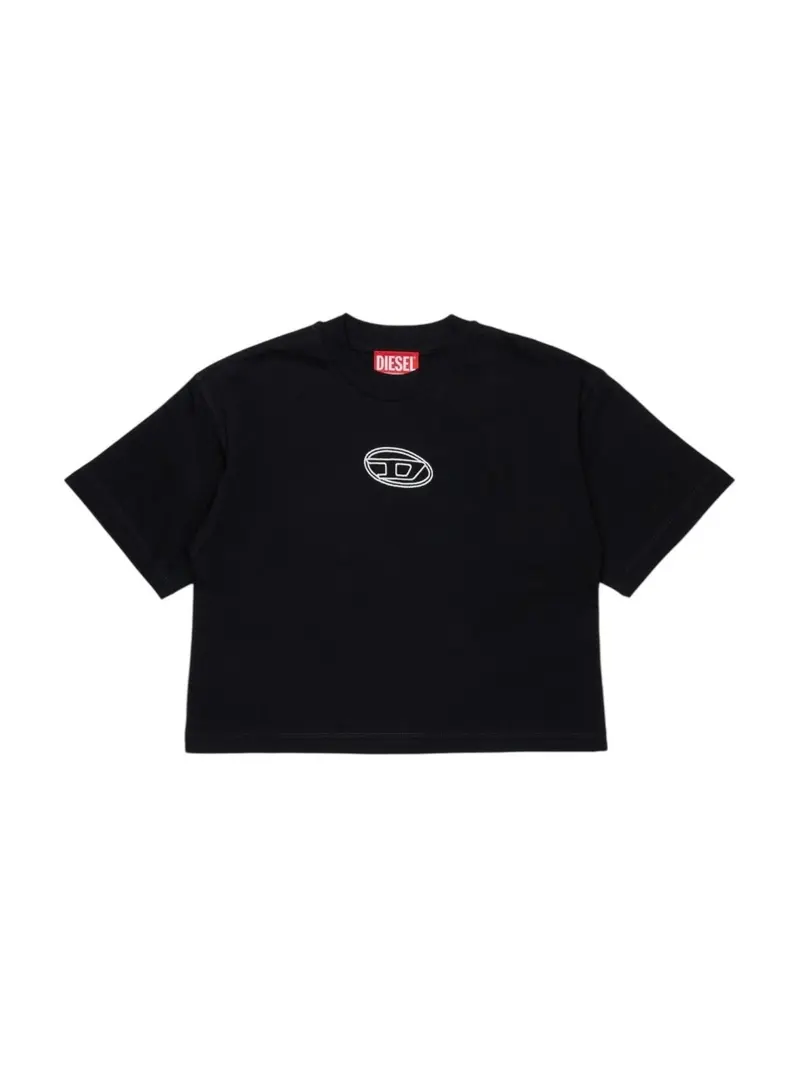 DIESEL T-shirt Bambine e ragazze  J02428 00YI9 K900 Nero