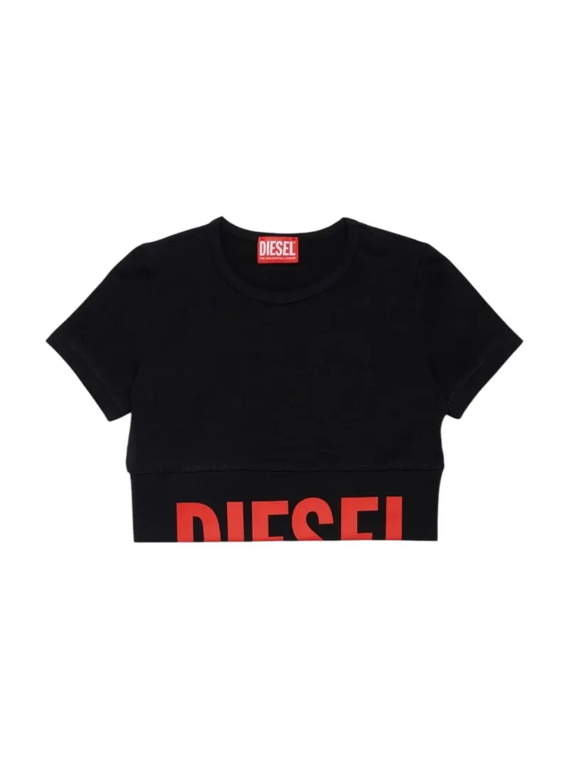 DIESEL T-shirt Bambine e ragazze  J02581 KYA0L K900 Nero