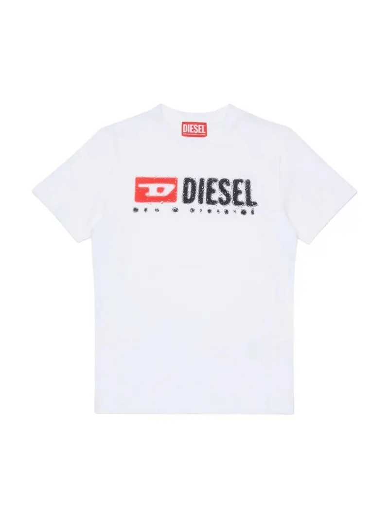 DIESEL T-shirt Bambini e ragazzi  J02475 00YI9 K100 Bianco