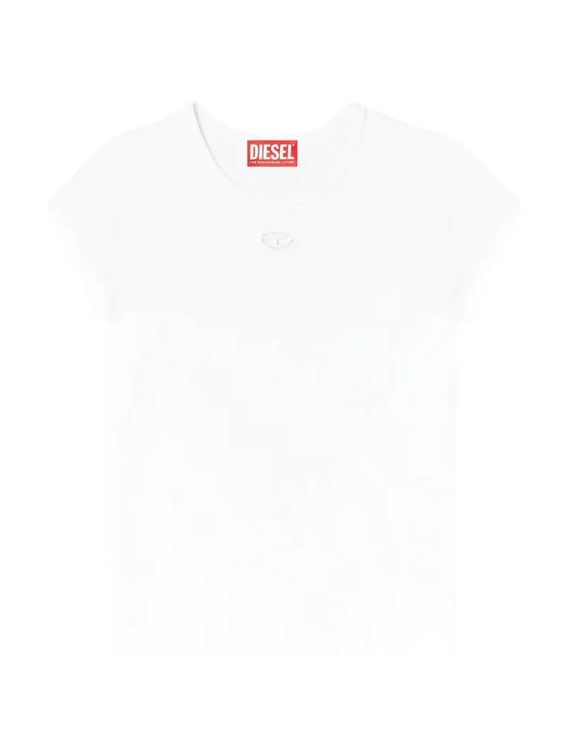 DIESEL T-shirt Donna T-ANGIE-OD MAGLIETTA A19912 0AFAA 100 100 - WHITE