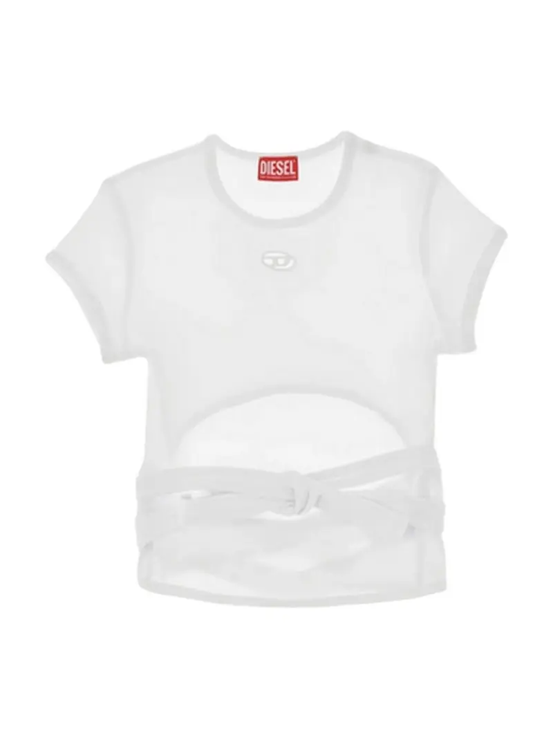 DIESEL T-shirt Donna T-BUNNY-TAIL-S1 TOP A21197 0EJAI 100 100 - WHITE