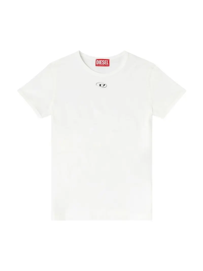 DIESEL T-shirt Donna T-UNCUTIESLONG-OD MAGLIETTA A19917 0AHQH 141 104 - OFF/WHITE