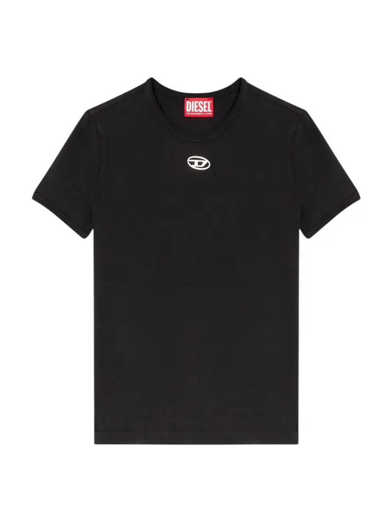 DIESEL T-shirt Donna T-UNCUTIESLONG-OD MAGLIETTA A19917 0AHQH 900 001 - BLACK
