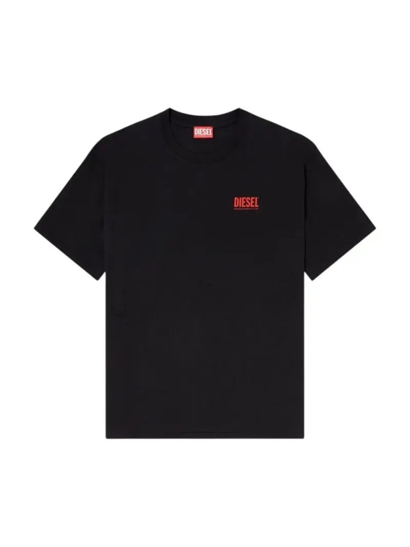 DIESEL T-shirt Uomo T-BOXT-BISK MAGLIETTA A20036 0EPCA 9XX 001 - BLACK