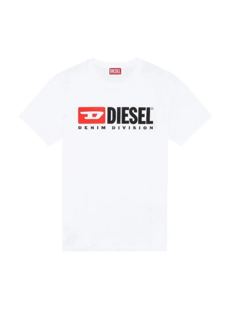 DIESEL T-shirt Uomo T-BOXT-DIV MAGLIETTA A14943 0GRAI 100 100 - WHITE
