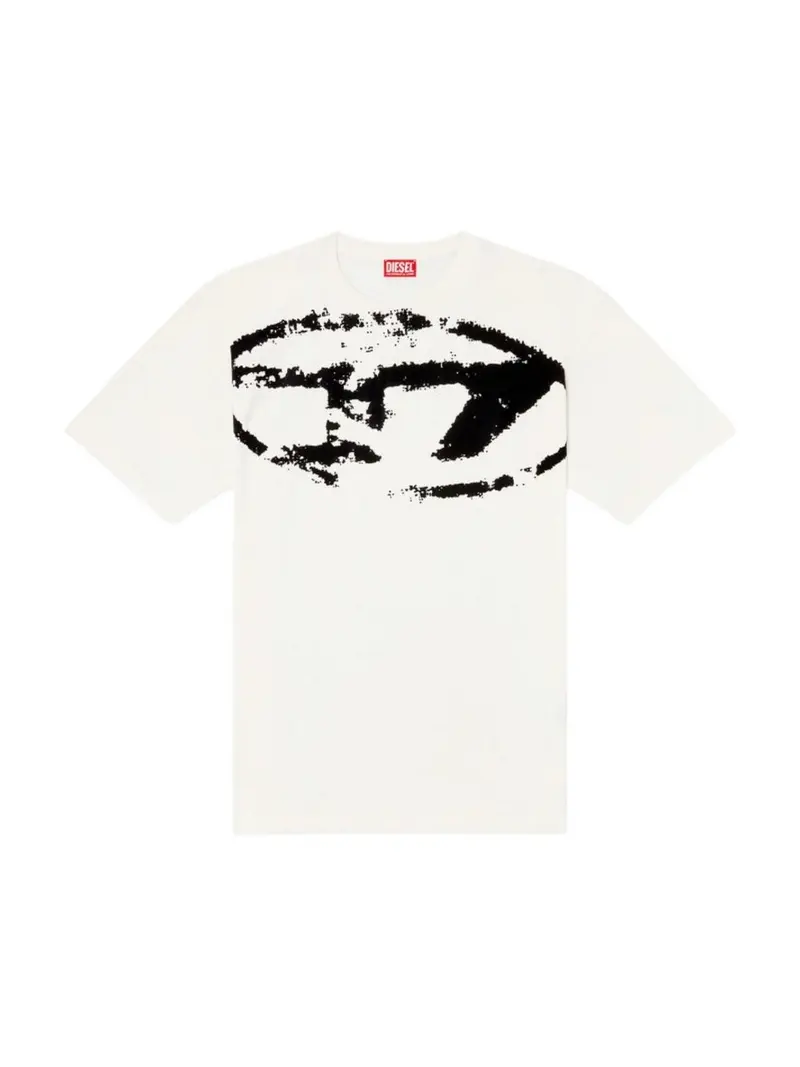 DIESEL T-shirt Uomo T-BOXT-N14 MAGLIETTA Avorio - A13049 0DQAU 141A