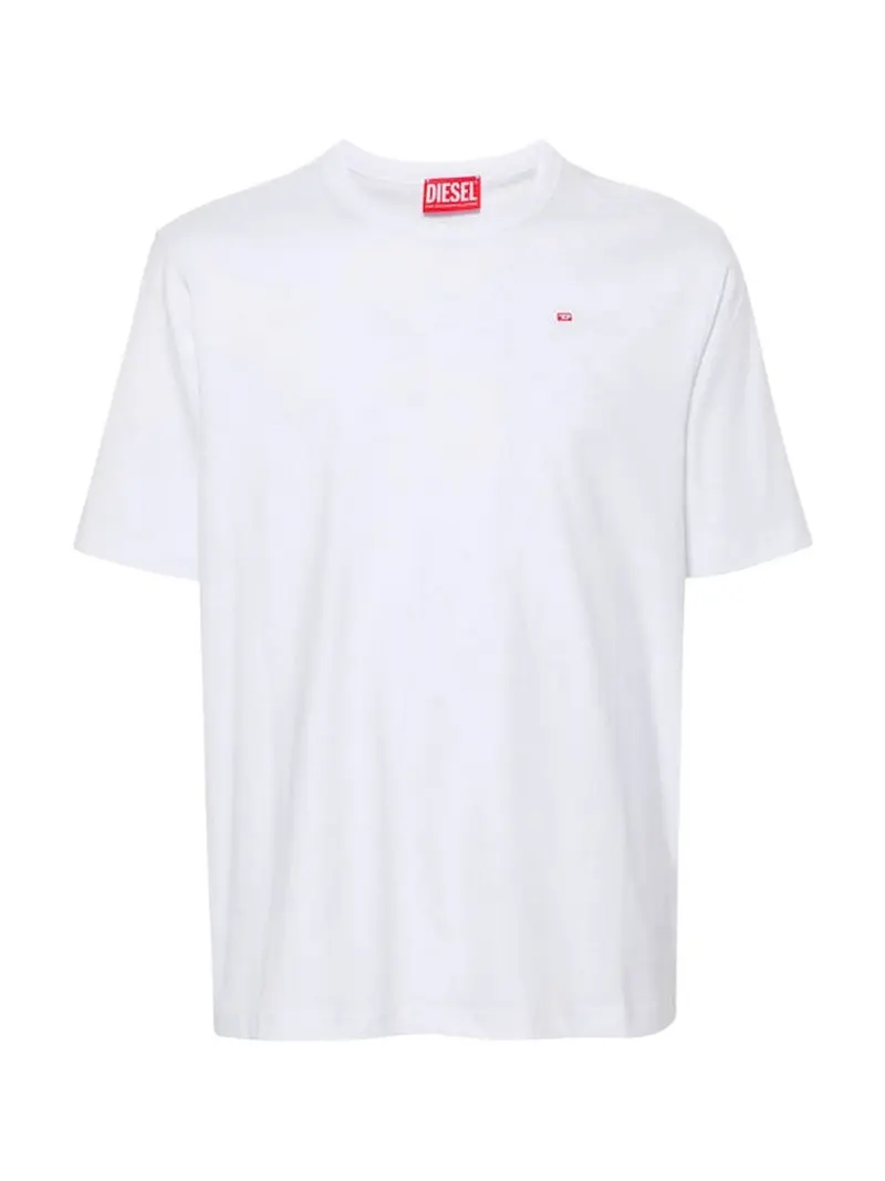 DIESEL T-shirt Uomo T-NORM-MICRODIV MAGLIETTA A20198 0NIAX 100 100 - WHITE