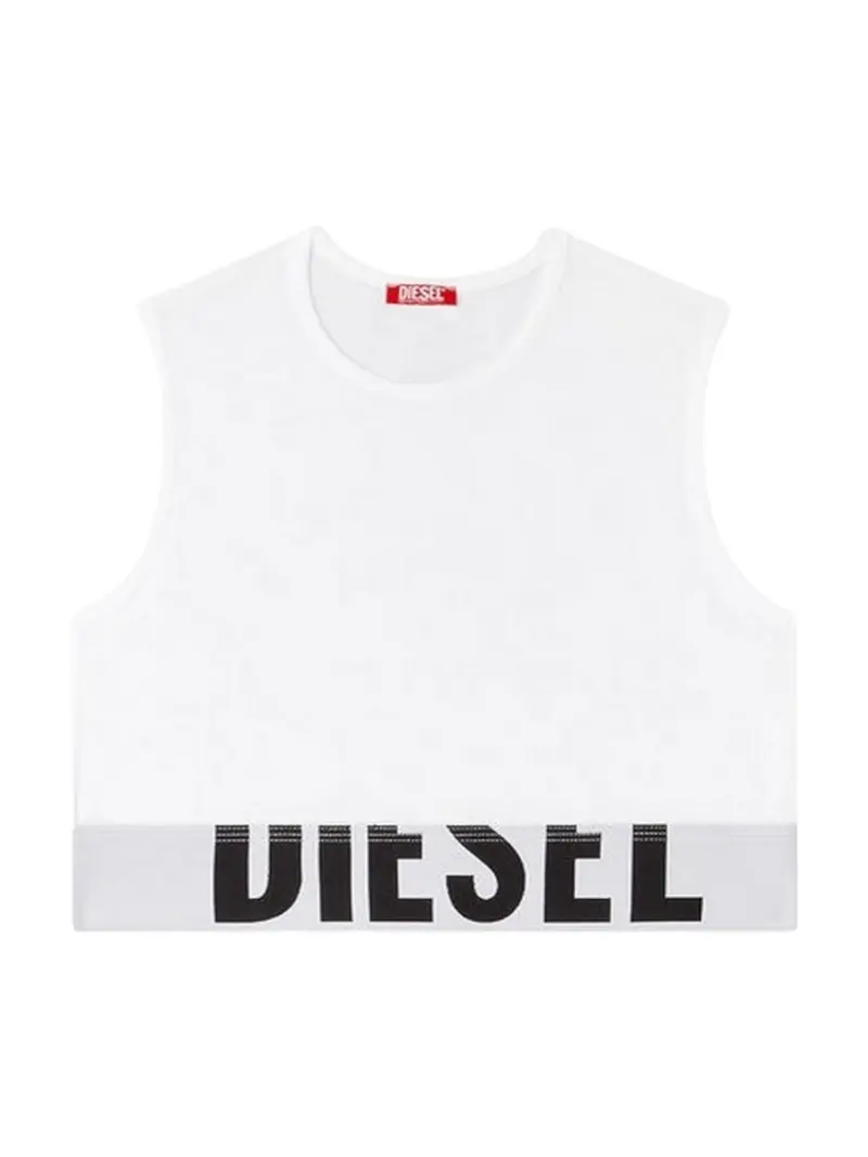 DIESEL Top Donna ADA-D-POP Tank A17661 0HMAU 100 100 - WHITE
