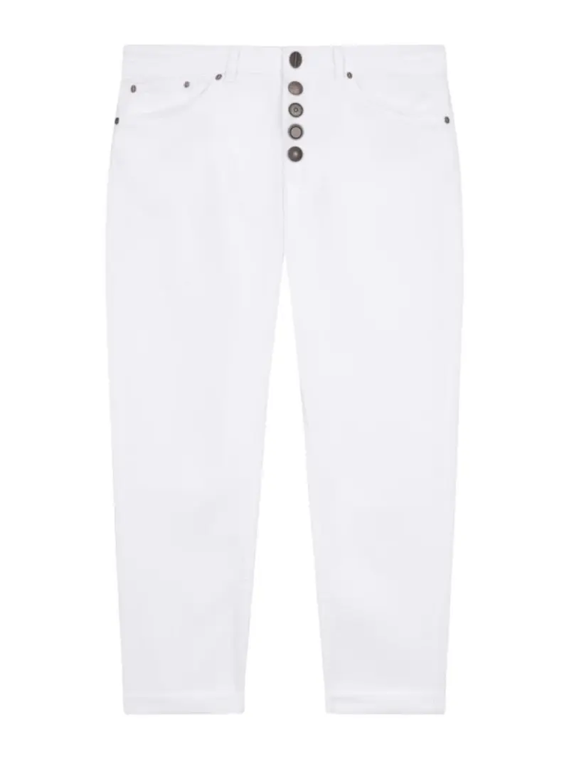 DONDUP Pantalone Donna Koons gioiello DP268B BS0030D PTD 000 Bianco