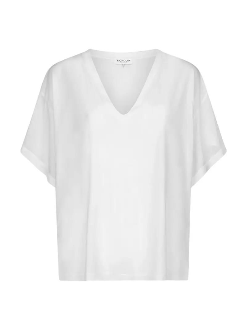DONDUP T-shirt Donna  DS021 JF0349D XXX 000 Bianco