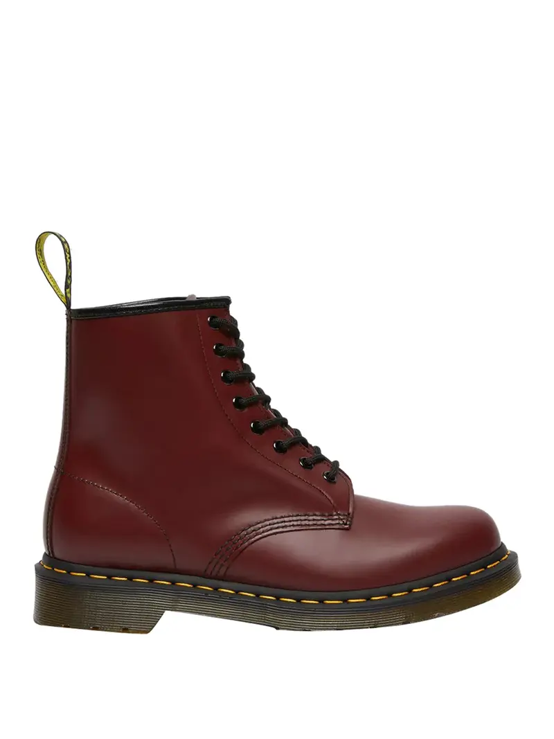 Dr Martens 1460 Smooth Anfibio Donna Cherry Red